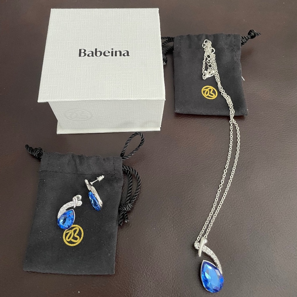 Babeina Necklace with matching earrings
